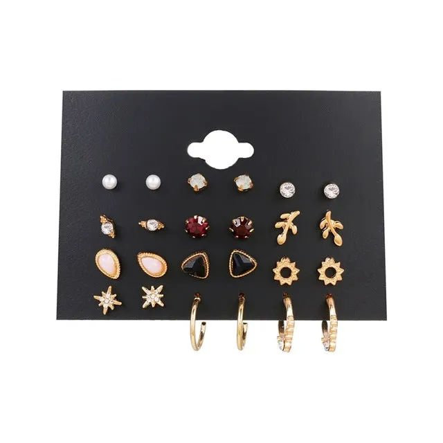 FNIO Women39s Earrings Set Pearl Earrings For Women Bohemian Fashion Jewelry 2020 Geometric Crystal Heart Stud Earrings DB Global Surplus Anal FNIO Women39s Earrings Set Pearl Earrings For Women Bohemian Fashion Jewelry 2020 Geometric Crystal Heart Stud Earrings DB Global Surplus Anal