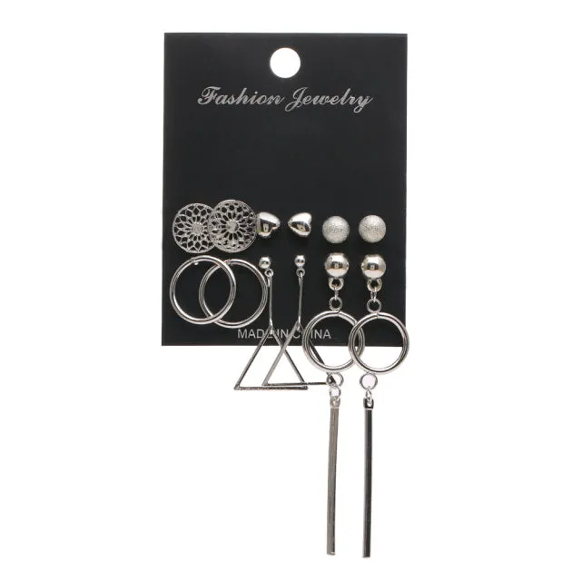 FNIO Women39s Earrings Set Pearl Earrings For Women Bohemian Fashion Jewelry 2020 Geometric Crystal Heart Stud Earrings DB Global Surplus Anal FNIO Women39s Earrings Set Pearl Earrings For Women Bohemian Fashion Jewelry 2020 Geometric Crystal Heart Stud Earrings DB Global Surplus Anal