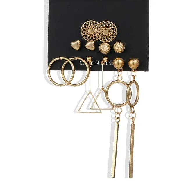 FNIO Women39s Earrings Set Pearl Earrings For Women Bohemian Fashion Jewelry 2020 Geometric Crystal Heart Stud Earrings DB Global Surplus Anal FNIO Women39s Earrings Set Pearl Earrings For Women Bohemian Fashion Jewelry 2020 Geometric Crystal Heart Stud Earrings DB Global Surplus Anal