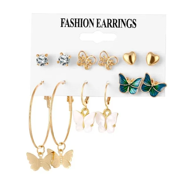 FNIO Women39s Earrings Set Pearl Earrings For Women Bohemian Fashion Jewelry 2020 Geometric Crystal Heart Stud Earrings DB Global Surplus Anal FNIO Women39s Earrings Set Pearl Earrings For Women Bohemian Fashion Jewelry 2020 Geometric Crystal Heart Stud Earrings DB Global Surplus Anal