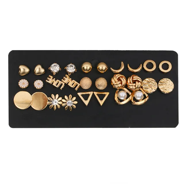 FNIO Women39s Earrings Set Pearl Earrings For Women Bohemian Fashion Jewelry 2020 Geometric Crystal Heart Stud Earrings DB Global Surplus Anal FNIO Women39s Earrings Set Pearl Earrings For Women Bohemian Fashion Jewelry 2020 Geometric Crystal Heart Stud Earrings DB Global Surplus Anal