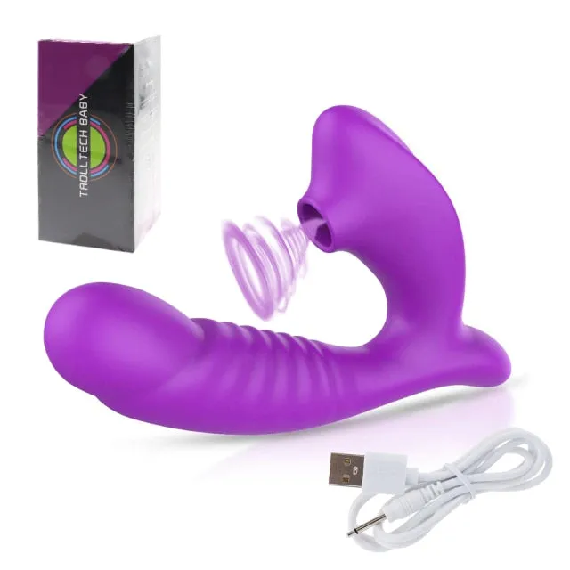 GSpot Clit Sucking Vibrator 10 Modes My Tiny Hole Vibrators