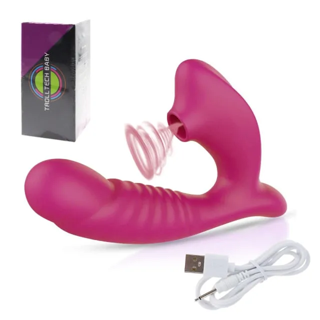 GSpot Clit Sucking Vibrator 10 Modes My Tiny Hole Vibrators