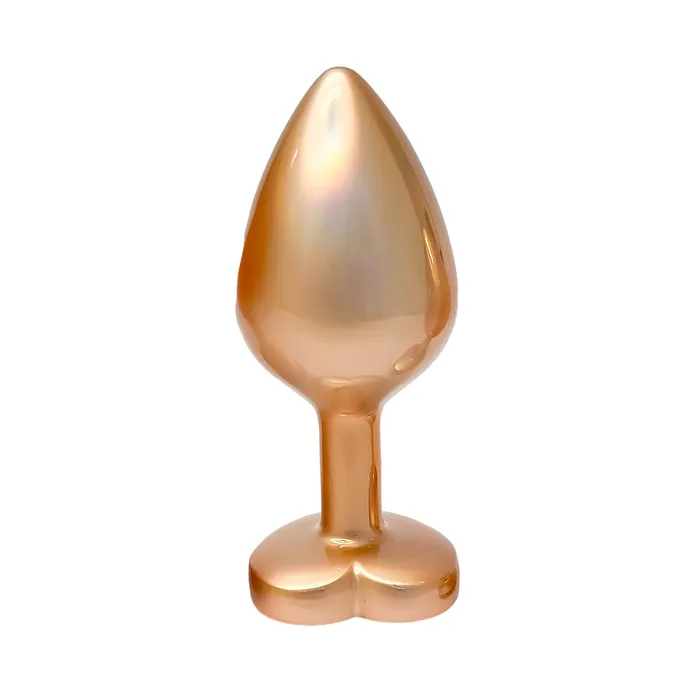 Gleaming Love Pearl Gold Butt Plug Medium Dream Toys Anal