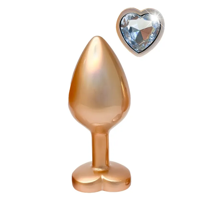 Gleaming Love Pearl Gold Butt Plug Medium Dream Toys Anal Gleaming Love Pearl Gold Butt Plug Medium Dream Toys Anal