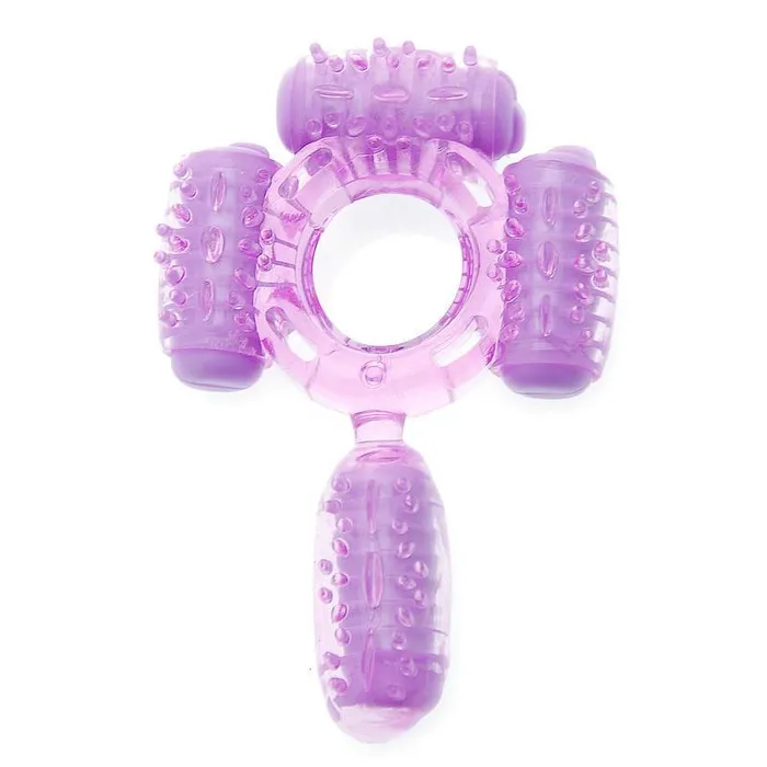 Humm Dinger Super Quad Vibrating Cock Ring Purple Hott Products Unlimited Male Sex Toys Humm Dinger Super Quad Vibrating Cock Ring Purple Hott Products Unlimited Male Sex Toys