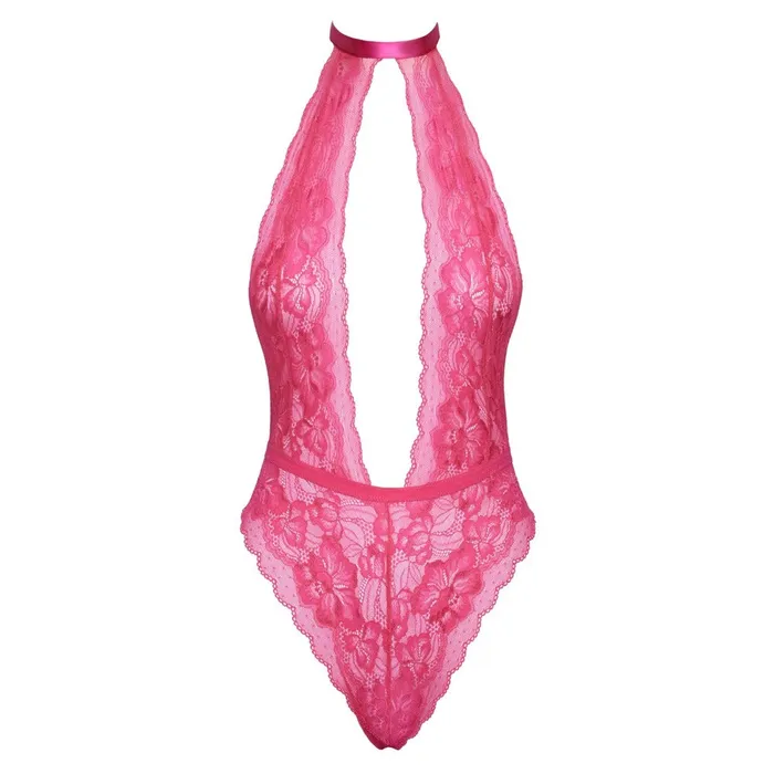 Kissable Kissable Halterneck Lace Body Pink Size SM Vibrators Kissable Kissable Halterneck Lace Body Pink Size SM Vibrators