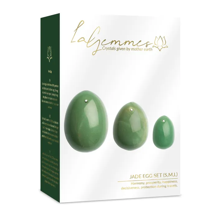 La Gemmes Yoni Egg Set Jade Various Toy Brands Female Sex Toys La Gemmes Yoni Egg Set Jade Various Toy Brands Female Sex Toys