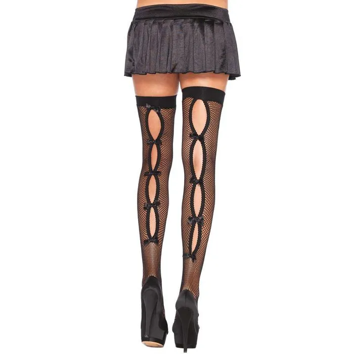 Leg Avenue Lingerie Leg Avenue Keyhole Backseam Thigh Highs UK 6 to 12 Female Sex Toys Leg Avenue Lingerie Leg Avenue Keyhole Backseam Thigh Highs UK 6 to 12 Female Sex Toys