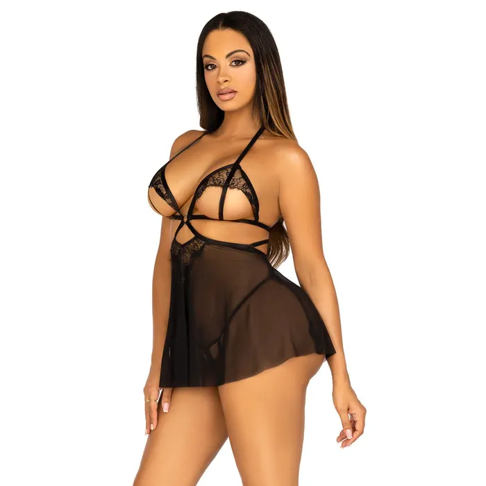 Leg Avenue Lingerie Leg Avenue Open Cup Babydoll And Panty Size Small Male Sex Toys Leg Avenue Lingerie Leg Avenue Open Cup Babydoll And Panty Size Small Male Sex Toys