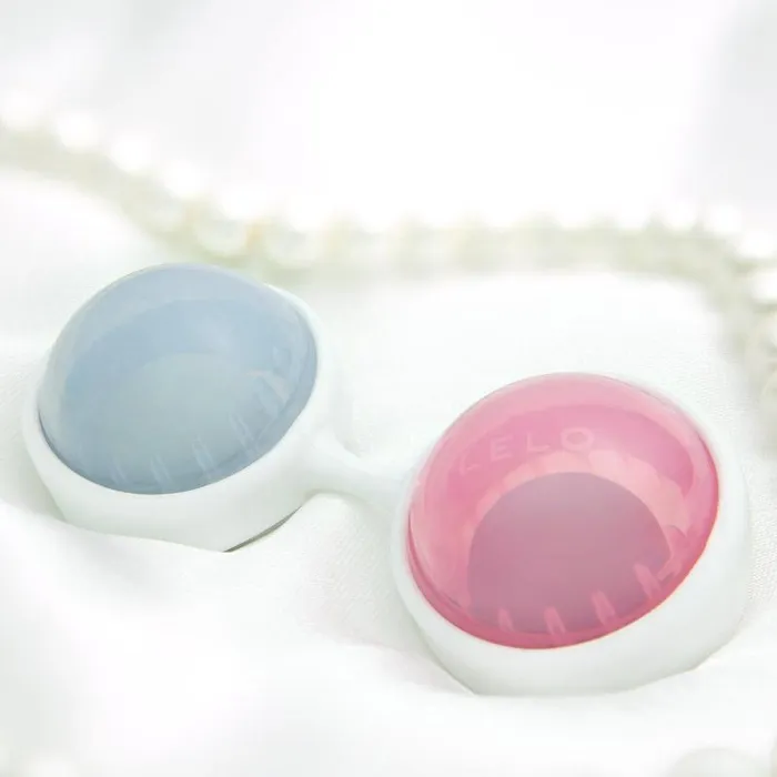 Lelo Lelo Luna Beads Mini Pink And Blue Vibrators Lelo Lelo Luna Beads Mini Pink And Blue Vibrators