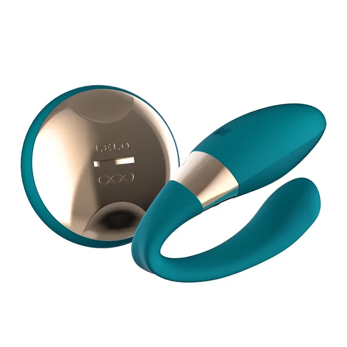 Lelo Tiani Duo Couples Massager Ocean Blue Lelo Vibrators Lelo Tiani Duo Couples Massager Ocean Blue Lelo Vibrators