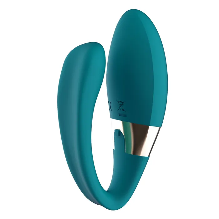 Lelo Tiani Duo Couples Massager Ocean Blue Lelo Vibrators Lelo Tiani Duo Couples Massager Ocean Blue Lelo Vibrators