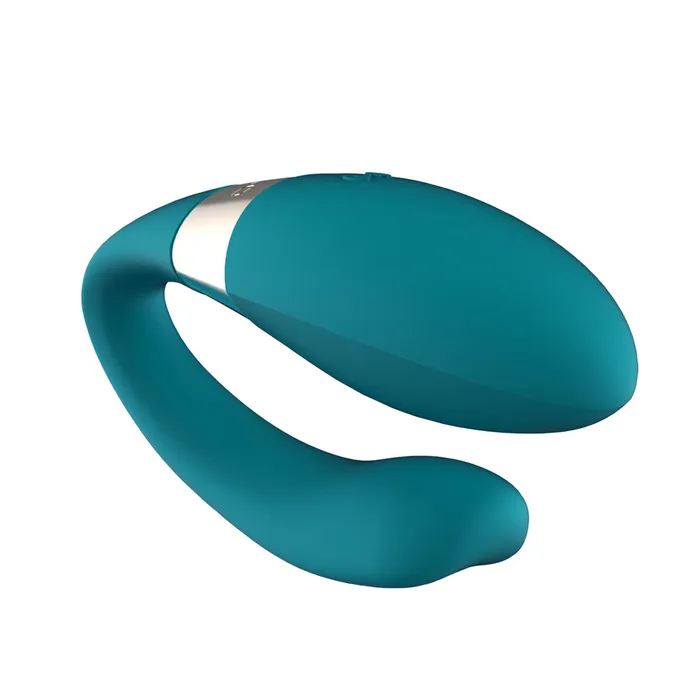 Lelo Tiani Duo Couples Massager Ocean Blue Lelo Vibrators Lelo Tiani Duo Couples Massager Ocean Blue Lelo Vibrators
