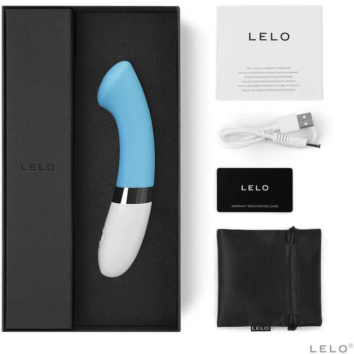 Lelo Vibrators Lelo Gigi 2 Turquoise Blue G Spot Vibrator Lelo Vibrators Lelo Gigi 2 Turquoise Blue G Spot Vibrator