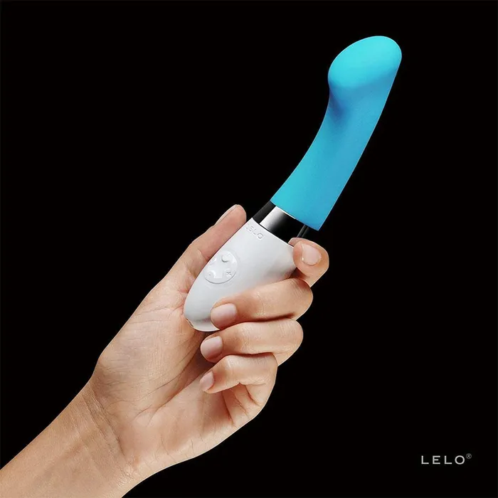Lelo Vibrators Lelo Gigi 2 Turquoise Blue G Spot Vibrator Lelo Vibrators Lelo Gigi 2 Turquoise Blue G Spot Vibrator