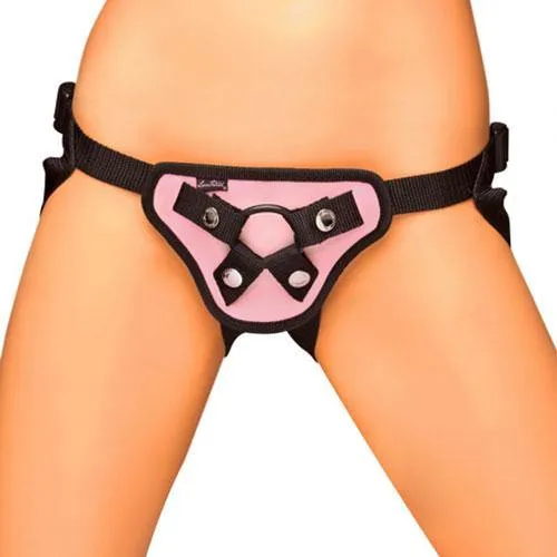 Lux Fetish Female Sex Toys Lux Fetish Pretty In Pink Strap On Harness