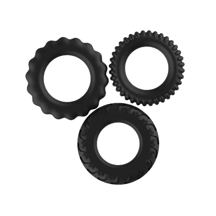 Male Sex Toys BAILE Titan Triple Cock Ring