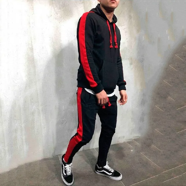 Male Sex Toys DB Global Surplus 2 Pieces Sets Tracksuit Men New Brand Autumn Winter Hooded Sweatshirt Drawstring Pants Male Stripe Patchwork Hoodies Bigsweety Male Sex Toys DB Global Surplus 2 Pieces Sets Tracksuit Men New Brand Autumn Winter Hooded Sweatshirt Drawstring Pants Male Stripe Patchwork Hoodies Bigsweety
