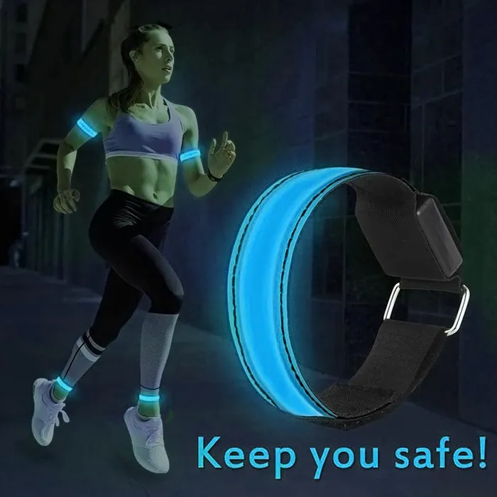 Male Sex Toys DB Global Surplus LED Armband Adjustable Wristband Reflective Flashing Strips Ankle Glow Bracelet Safety Light for Night Jogging Walking Biking Male Sex Toys DB Global Surplus LED Armband Adjustable Wristband Reflective Flashing Strips Ankle Glow Bracelet Safety Light for Night Jogging Walking Biking