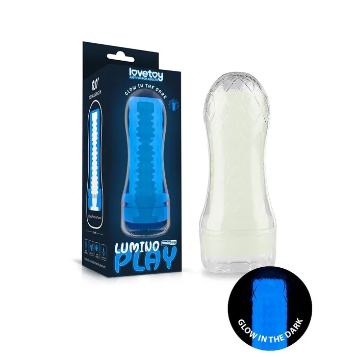 Male Sex Toys Lovetoy Lovetoy Glow In The Dark Lumino Play Masturbator 2