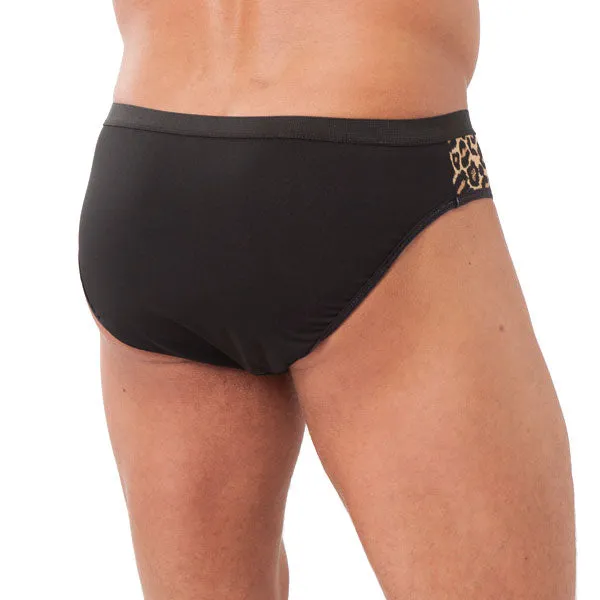Male Sex Toys Rimba Mens Animal Print Briefs With Zipper