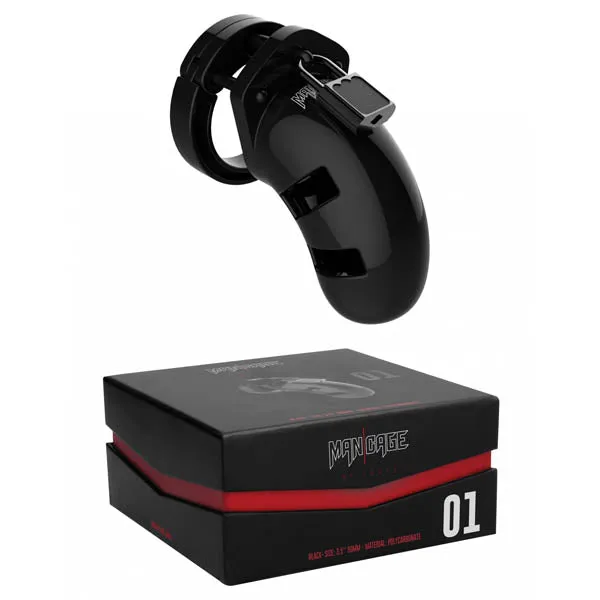 Male Sex Toys Shots Toys MANCAGE Model 01 Chastity Black 9 cm 35 Cock Cage with Adjustment Parts Male Sex Toys Shots Toys MANCAGE Model 01 Chastity Black 9 cm 35 Cock Cage with Adjustment Parts