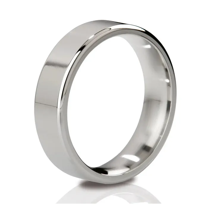 MyStim Duke Stainless Steel Polished Cock Ring MyStim Male Sex Toys