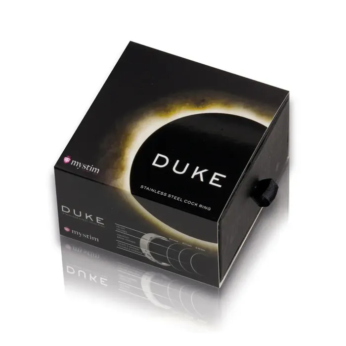 MyStim Duke Stainless Steel Polished Cock Ring MyStim Male Sex Toys MyStim Duke Stainless Steel Polished Cock Ring MyStim Male Sex Toys