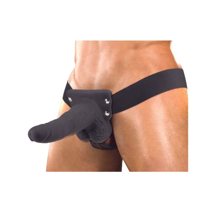 Nasswalk Toys Anal Erection Assistant Hollow Vibrating StrapOn 6 inch Black Nasswalk Toys Anal Erection Assistant Hollow Vibrating StrapOn 6 inch Black