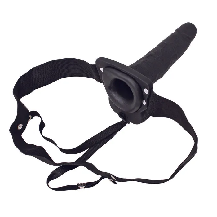 Nasswalk Toys Anal Erection Assistant Hollow Vibrating StrapOn 6 inch Black Nasswalk Toys Anal Erection Assistant Hollow Vibrating StrapOn 6 inch Black