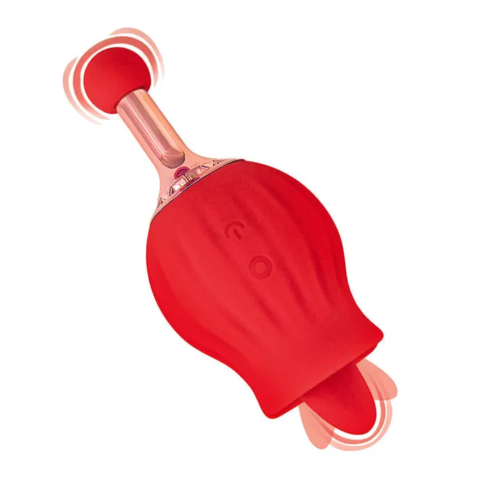 Nasswalk Toys Female Sex Toys ClitTastic Rose Bud Dual Massager Rechargeable Nasswalk Toys Female Sex Toys ClitTastic Rose Bud Dual Massager Rechargeable