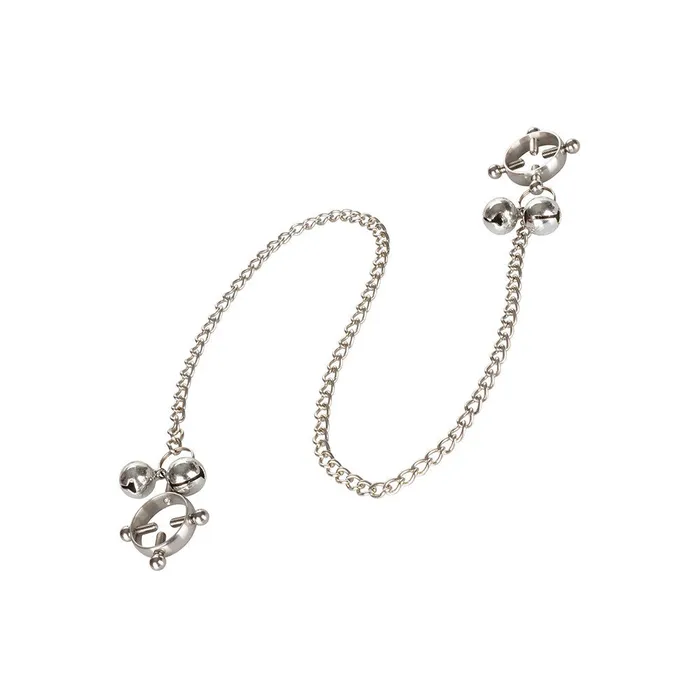 Nipple Grips 4 Point Nipple Press With Bells California Exotic Nipple Clitoral Toys Nipple Grips 4 Point Nipple Press With Bells California Exotic Nipple Clitoral Toys