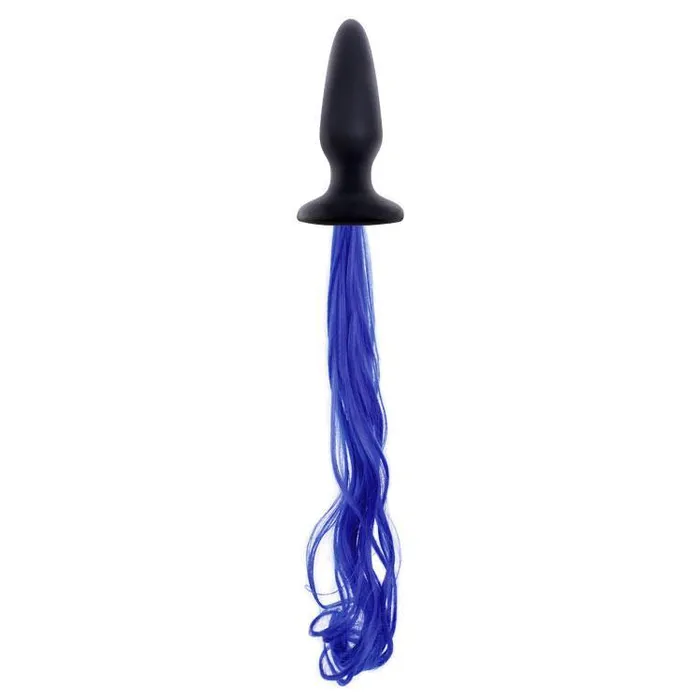 NS Novelties Anal Unicorn Tails Butt Plug Blue
