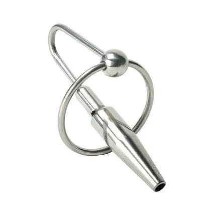 Penis Plug with Glans Ring 30mm Steel Power Tools Male Sex Toys