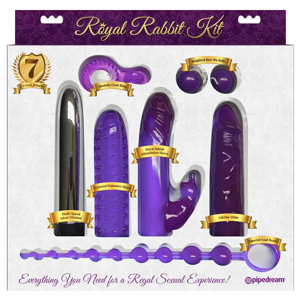 Pipedream Couples Royal Rabbit Kit 7 Piece Kit