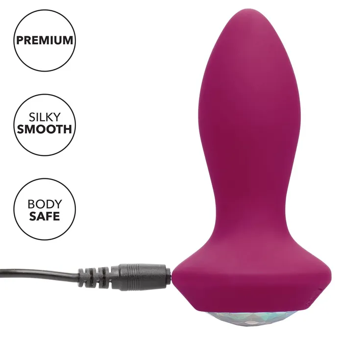 Power Gem Butt Plug Vibrating Crystal Probe PETITE California Exotic Anal Power Gem Butt Plug Vibrating Crystal Probe PETITE California Exotic Anal
