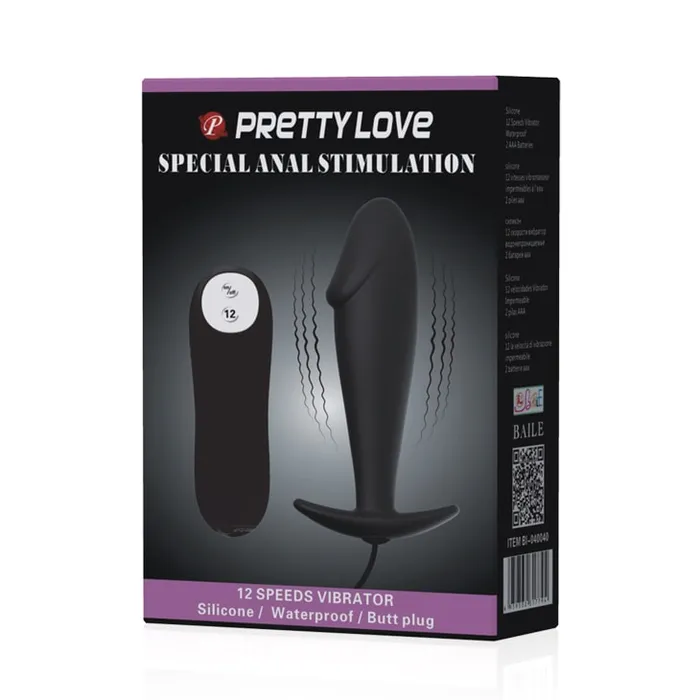 PRETTY LOVE Anal Pretty Love Zwart Butt Plug