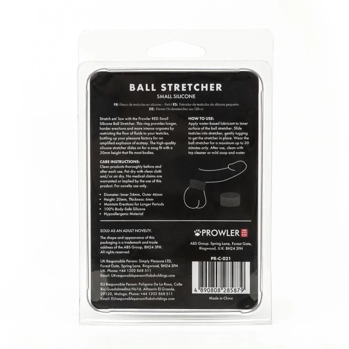 Prowler Male Sex Toys Prowler Red Small Silicone Ball Stretcher Prowler Male Sex Toys Prowler Red Small Silicone Ball Stretcher