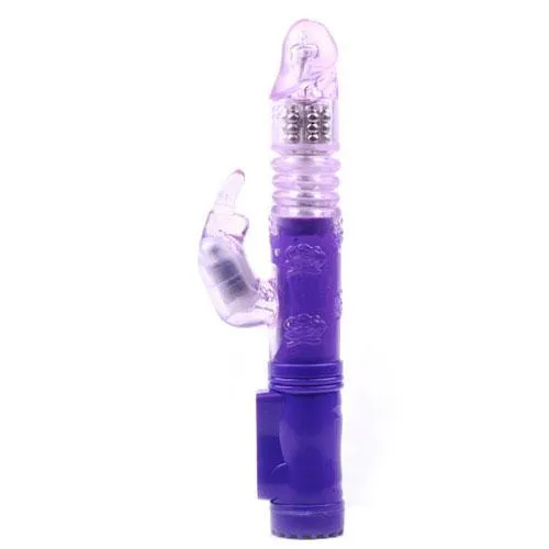 Rabbit Vibrator With Thrusting Motion Purple Various Toy Brands Vibrators