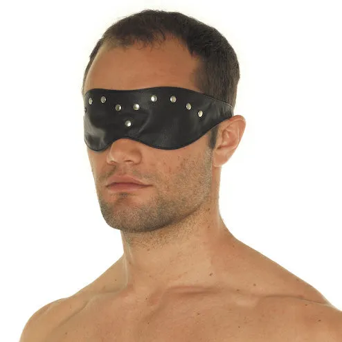 Restraints So Luxe Leather Blindfold Mask