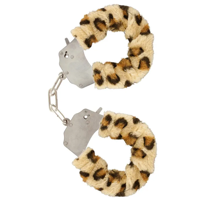 Restraints ToyJoy Furry Fun Wrist Cuffs Leopard Toy Joy Sex Toys