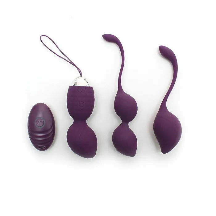 Rimba Female Sex Toys Rimini Vibrating Kegel Ball Set With Remote Control