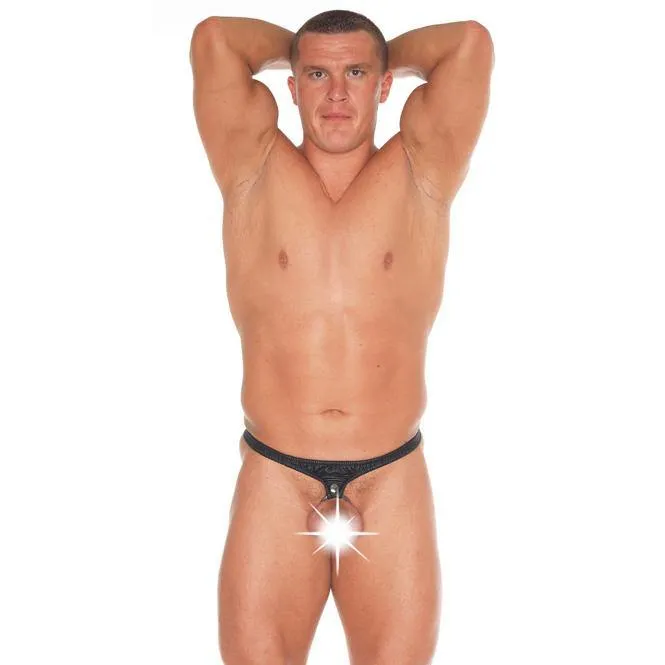 Rimba Male Sex Toys Leather Cock Ring Brief Size Large Rimba Male Sex Toys Leather Cock Ring Brief Size Large