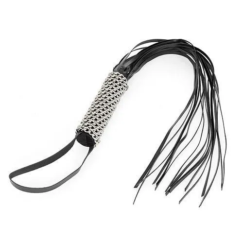 Rimba Restraints Leather and Chain Whip