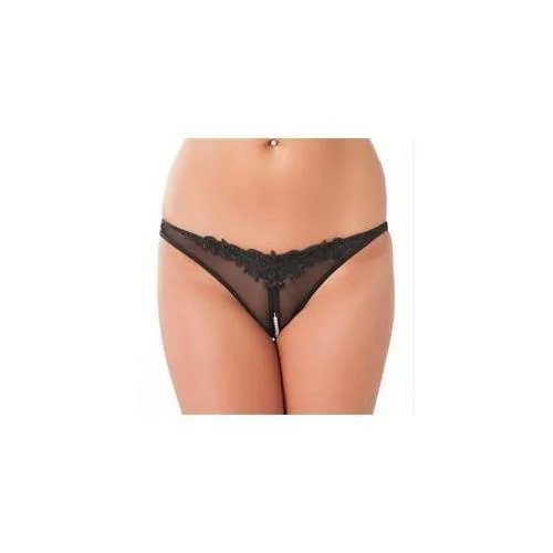 Rimba Vibrators Open Pearl GString