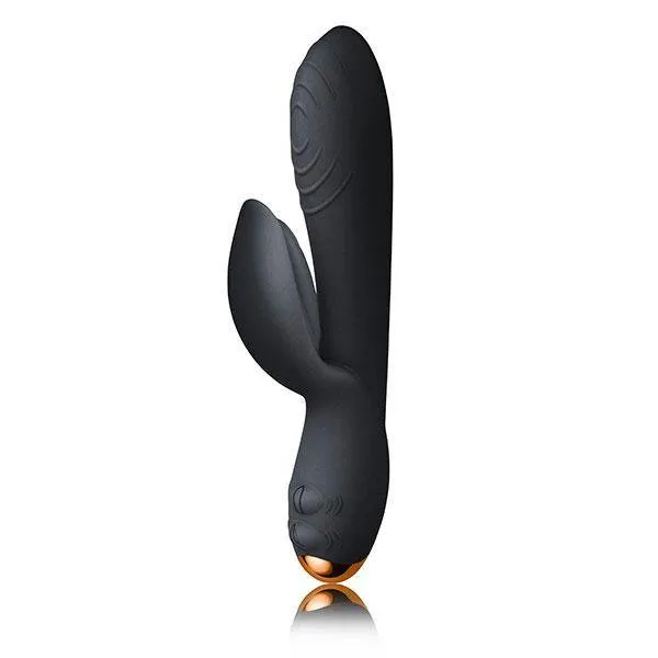 Rocks Off Ltd Rocks Off Everygirl Black Rechargeable Rabbit Vibrator Female Sex Toys Rocks Off Ltd Rocks Off Everygirl Black Rechargeable Rabbit Vibrator Female Sex Toys