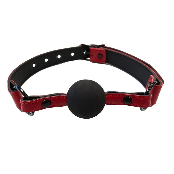 Rouge Garments Restraints Rouge Garments Leather Croc Print Ball Gag