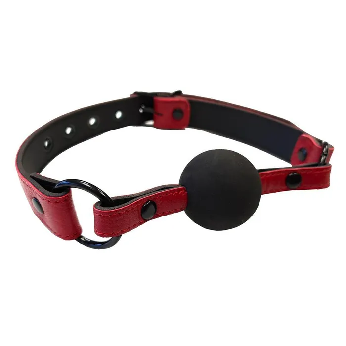 Rouge Garments Restraints Rouge Garments Leather Croc Print Ball Gag Rouge Garments Restraints Rouge Garments Leather Croc Print Ball Gag