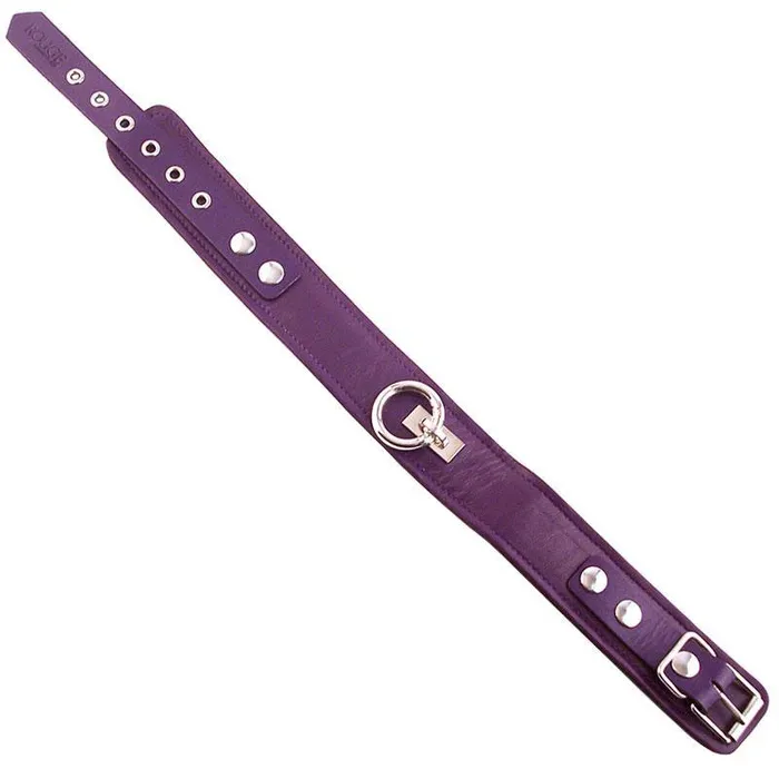 Rouge Garments Vibrators Rouge Garments Plain Purple Leather Collar Rouge Garments Vibrators Rouge Garments Plain Purple Leather Collar